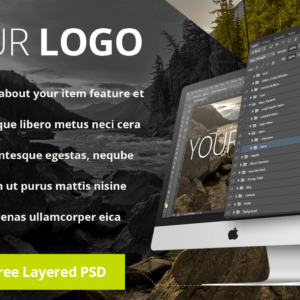 دانلود رایگان موکاپ نمایش imac