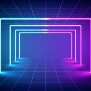 دانلود رایگان تصویر انتزاعی آبی نئونی