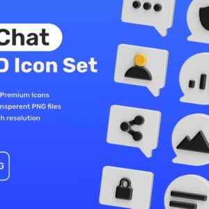 دانلود رایگان آیکن های 3d با موضوع چت