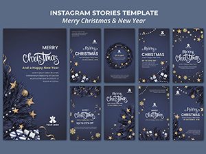 دانلود رایگان بکگراند استوری اینستاگرام با موضوع کریسمس